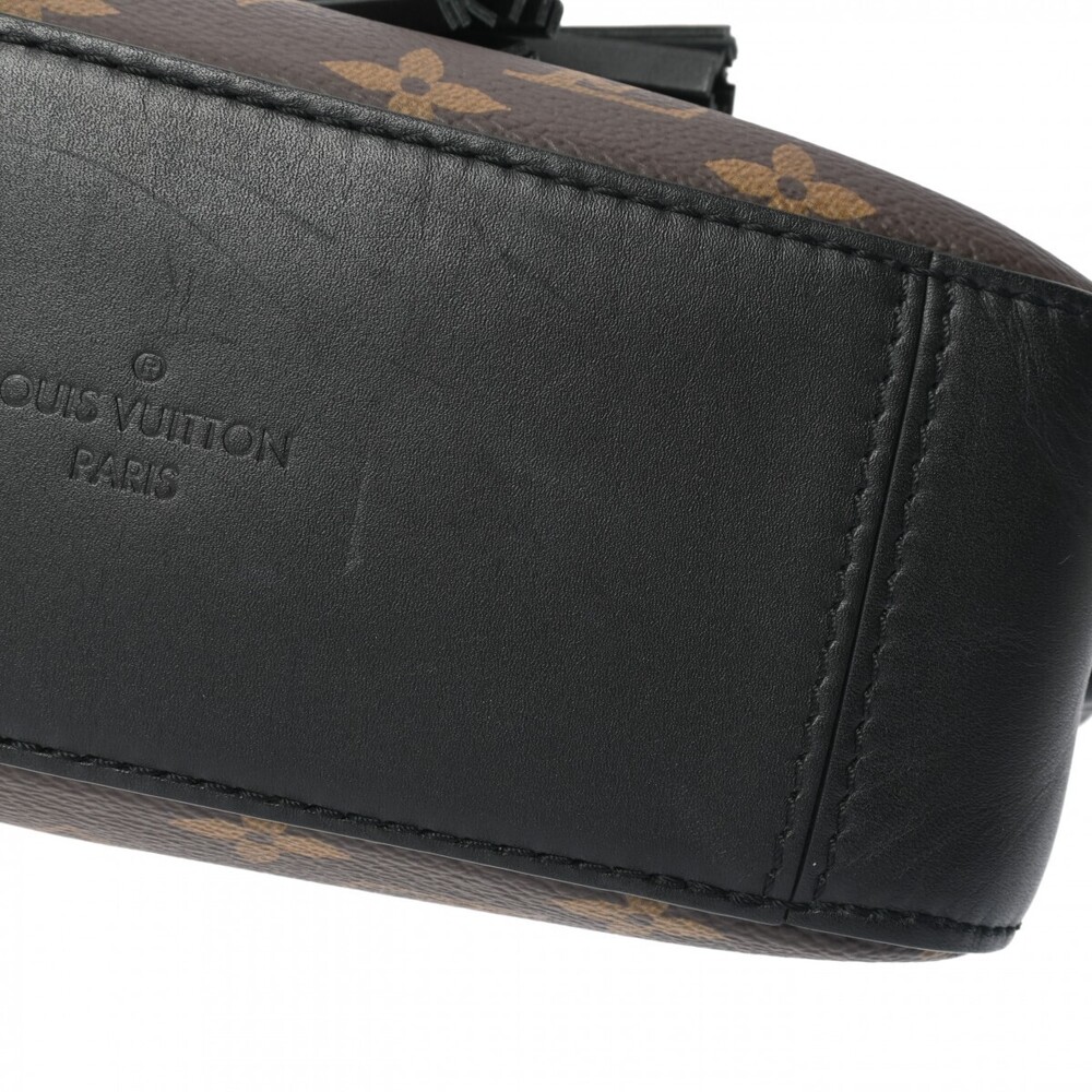 Louis Vuitton Saintonge Black Noir Canvas Monogram Shoulder Bag - Picture 10 of 11